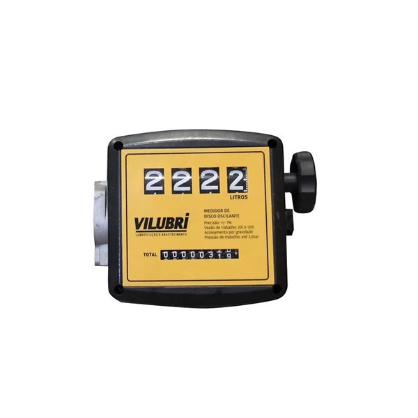 1247 - Medidor Mecânico p/ óleo Diesel - 4 Dígitos