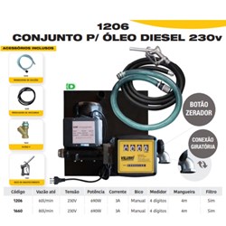 Conjunto p/ Óleo Diesel 230V