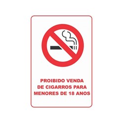 Conveniência - Proibido Venda de Cigarro para Menores