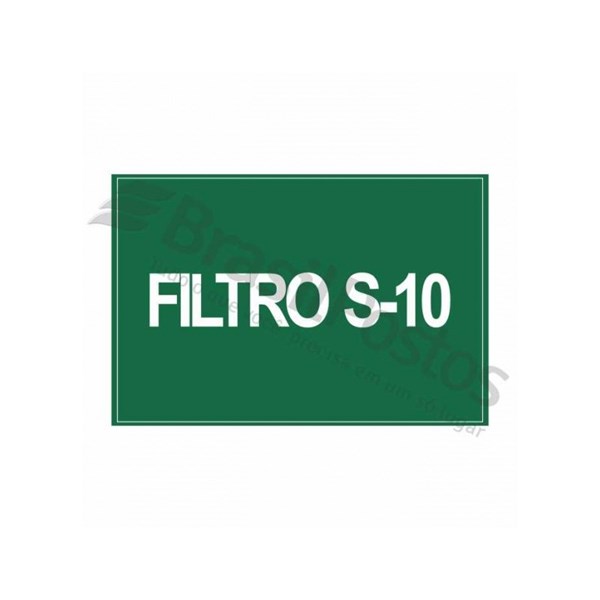 Pista - Indicativo Filtro S-10