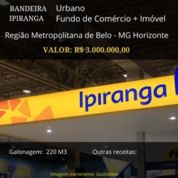 Posto à venda Ipiranga em Minas Gerais na Região Metropolitana de Belo Horizonte R$3.000.000