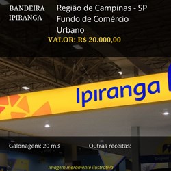 Posto à venda Ipiranga na região de Campinas por R$ 250.000