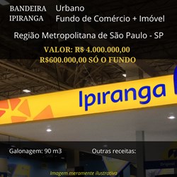 Posto à venda Ipiranga na Região Metropolitana de São Paulo R$ 4.000.000