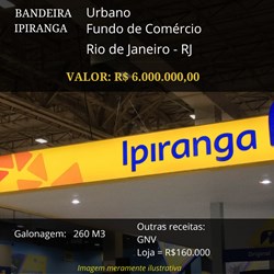Posto à venda Ipiranga no Rio de Janeiro R$ 6.000.000