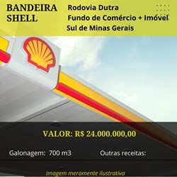 Posto à venda Shell na Rodovia Dutra na Região do Sul e Sudoeste de Minas por R$ 24 milhões