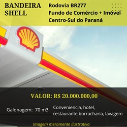 Posto à venda Shell no Centro-Sul do Paraná por R$ 20 milhões