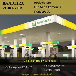 Posto em Rodovia à venda Vibra em Região do Oeste de Minas R$ 12.421.800,00