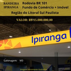 Posto Ipiranga em Rodovia à venda na Região do Litoral Sul Paulista R$ 15 milhões