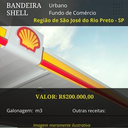 Posto Shell à venda na Região de São José do Rio Preto R$ 200.000