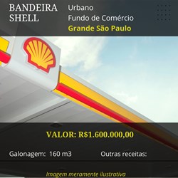 Posto Shell à venda na Região Metropolitana de São Paulo por R$ 1.600.000