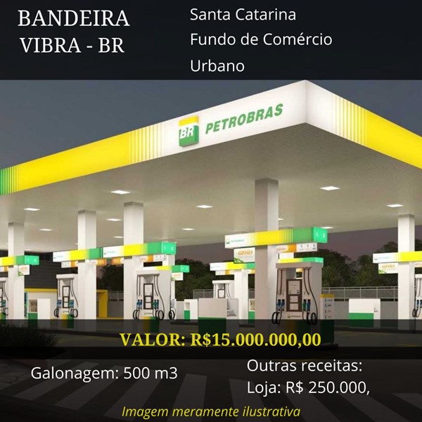 Posto Vibra à venda em Santa Catarina por R$ 15.000.000