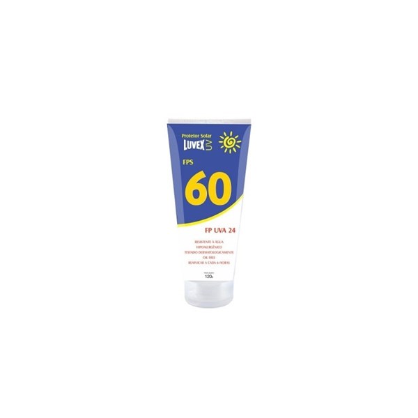 Protetor Solar Luvex UV FPS 60 - Bisnaga c/120 Gr