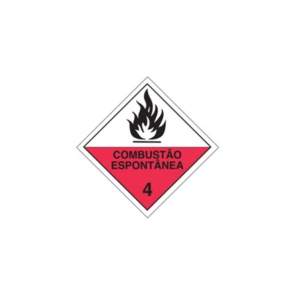 Segurança - Simbologia de Risco Combustão Espontânea 4