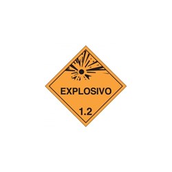 Segurança - Simbologia de Risco Explosivo 1.2