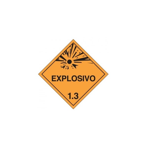 Segurança - Simbologia de Risco Explosivo 1.3