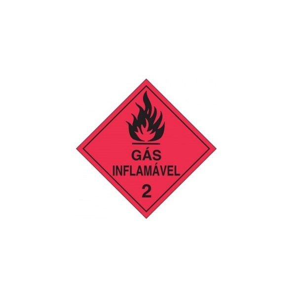 Segurança - Simbologia de Risco Gás Inflamável 2