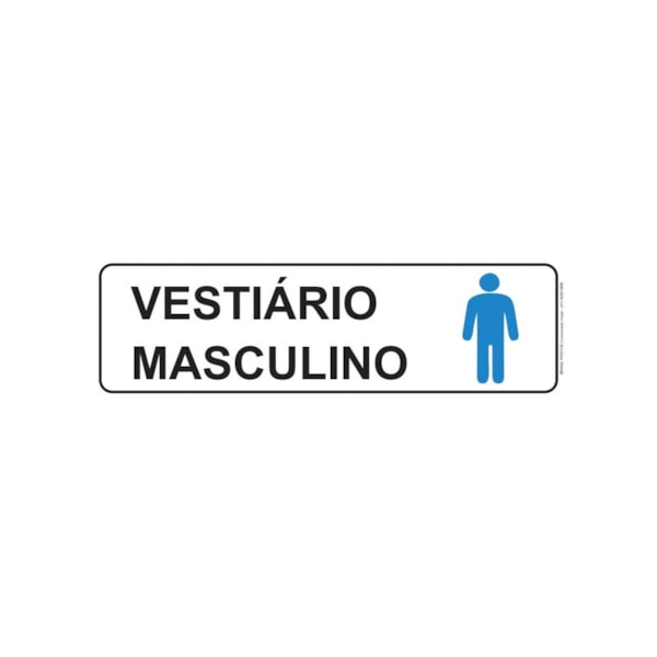 Sinalização - Vestiário Masculino